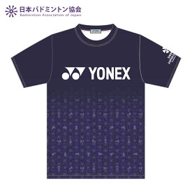 【YONEX】バドミントン ダイハツジャパンオープン2025 ユニプラクティスTシャツ／ダークネイビー（SS 〜XO）