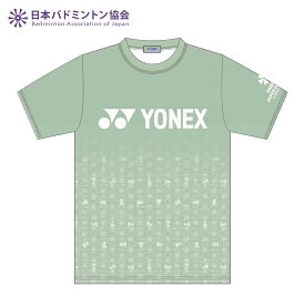【YONEX】バドミントン ダイハツジャパンオープン2025 ユニプラクティスTシャツ／ペパーミント（SS 〜XO）