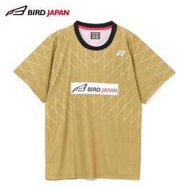 【YONEX】バドミントン　日本代表 16830　UNIドライTシャツ ゴールド