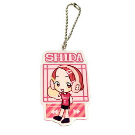くまもと再春館製薬所バドミントン 選手イラストアクリルキーホルダー(志田千陽ver.)