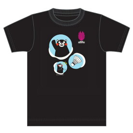 くまもと再春館製薬所バドミントンチーム バブルTシャツくまモンver.