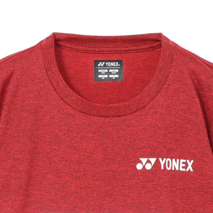 楽天市場】【YONEX】バドミントン 日本代表 16803 UNIドライTシャツ 