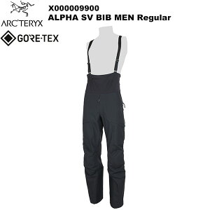 ARC'TERYX(A[NeNX) Alpha SV Bib Men's Regular(At@ SV ru Y M[) X000009900