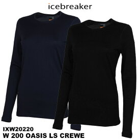 icebreaker(アイスブレーカー) W 200 Oasis LS Crew (200 オアシス ロングスリーブ クルー)