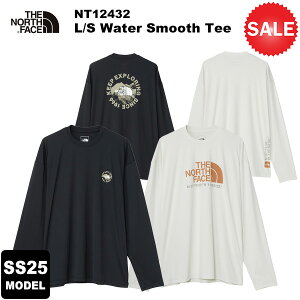 ��THE NORTH FACE(�m�[�X�t�F�C�X) �y2025�t�ă��f���zL/S Water Smooth Tee(�����O�X���[�u�E�H�[�^�[�X���[�X�e�B�[) NT12432