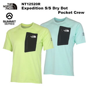 THE NORTH FACE(�m�[�X�t�F�C�X) �ySUMMIT�V���[�Y�zExpedition S/S Dry Dot Pocket Crew(�G�N�X�y�f�B�V�����V���[�g�X���[�u�h���C�h�b�g�|�P�b�g�N���[) NT12520R