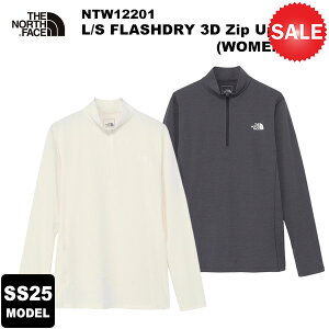 THE NORTH FACE(m[XtFCX) y2025tăfzL/S FLASHDRY 3D Zip Up(WOMENS)(OX[utbVhCX[fB[WbvAbv) NTW12201