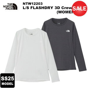 THE NORTH FACE(m[XtFCX) y2025tăfzL/S FLASHDRY 3D Crew(WOMENS)(OX[utbVhCX[fB[N[) NTW12203