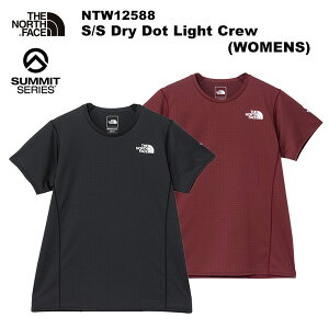 THE NORTH FACE(�m�[�X�t�F�C�X) �ySUMMIT�V���[�Y�zS/S Dry Dot Light Crew(WOMENS)(�V���[�g�X���[�u�h���C�h�b�g���C�g�N���[) NTW12588