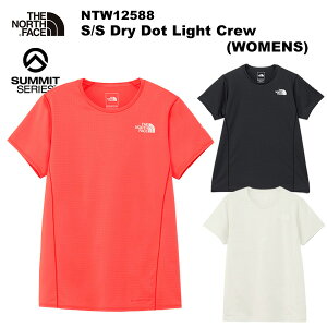 THE NORTH FACE(�m�[�X�t�F�C�X) �ySUMMIT�V���[�Y�zS/S Dry Dot Light Crew(WOMENS)(�V���[�g�X���[�u�h���C�h�b�g���C�g�N���[) NTW12588