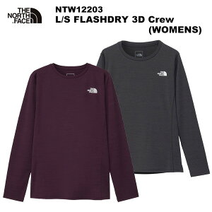 ��THE NORTH FACE(�m�[�X�t�F�C�X) L/S FLASHDRY 3D Crew(WOMENS)(�����O�X���[�u�t���b�V���h���C�X���[�f�B�[�N���[) NTW62506