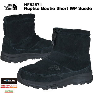 THE NORTH FACE(ノースフェイス) Nuptse Bootie Short WP Suede (ヌプシブーティショートウォータープルーフスエード) NF52571 カラー/KK