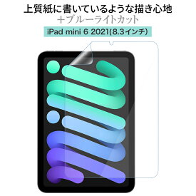 10% OFF 6/11 01:59まで/LOE(ロエ) iPad mini6 (2021モデル) 保護 フィルム 上質紙に書いているような ライティングタッチ ブルーライトカット ペーパーセンス フィルム (iPadmini6 8.3インチ 第6世代 )