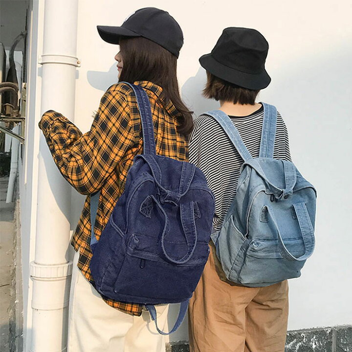 楽天市場】デニムリュック レディース 軽い リュックオシャレ ジーンズ 
