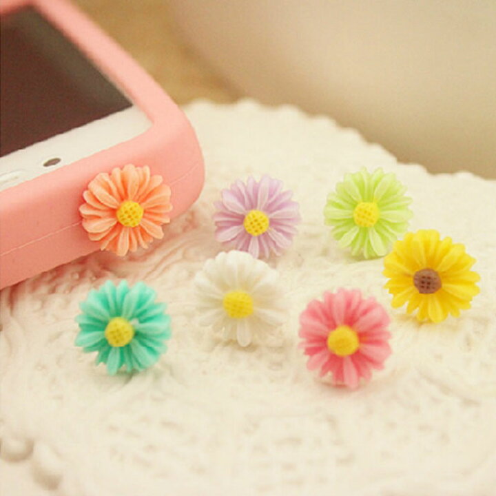 楽天市場 フラワータイプ 花タイプ スマホピアス イヤホンジャック イヤホンキャップ イヤホンジャック用ピアス Galaxy Iphone Iphone6 Iphone6イヤホンジャック Iphone5 Iphone5c Iphone5s アイフォン Ipad Mini スマートフォン Ram180度