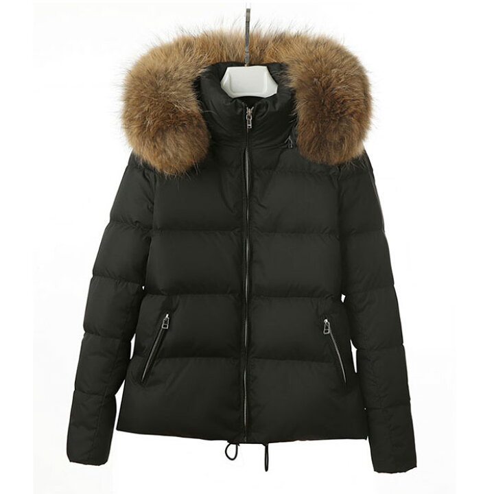 楽天市場】ダウンコート リアルラクーンファー レディース ダウン  
