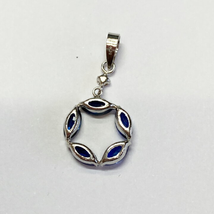 楽天市場】PT900 サファイア0.70カラット 2.5mm×5mm 5個付 マーキス 