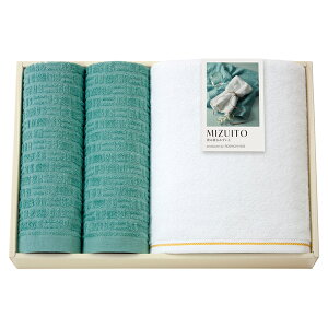 MIZUITO 澄み渡るみずいと タオルセット(ギフト 引き出物 引出物 快気祝い 結婚式 内祝い お返し 引越し ご挨拶 香典返し)