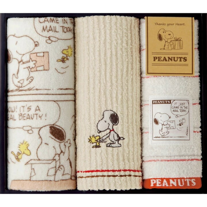 楽天市場】スヌーピー タオルセット PEANUTS SNOOPY(ギフト 結婚 出産 