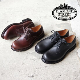【DIAMOND STREET ダイヤモンドストリート】 プレーントゥシューズ 【610】 メンズブーツ ショートワークブーツ グッドイヤーウェルト製法 紳士靴 革靴 メンズシューズ 本革 レザー フォーマル ビジネス