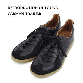 【REPRODUCTION OF FOUND リプロダクション オブ ファウンド】GERMAN TRAINER ジャーマントレーナー 1700L ブラック ミリタリー スニーカー