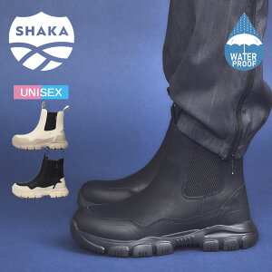 SHAKA シャカ 【TREK CHELSEA AT(トレックチェルシーAT)】 サイドゴアブーツ ショートブーツ ミドルブーツ 厚底 ボリュームソール レディース メンズ ユニセックス 撥水 アウトドア