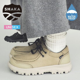 【特典付き】SHAKA シャカ 【TRAIL TYROL MOC EX(トレイルチロルモックEX)】 チロリアンシューズ モカシン 厚底 ボリュームソール レディース メンズ ユニセックス EXソール エクストラライトソール 撥水