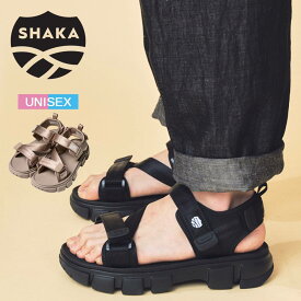 SHAKA シャカ 【ZAMPER SF(ザンパーSF)】 サンダル ストラップサンダル スポーツサンダル スポサン 厚底 ボリュームソール レディース メンズ ユニセックス 安定 歩きやすい ベルクロ 通気性 クッション アウトドア フェス