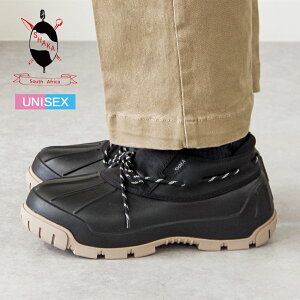 SHAKA シャカ 【SWAMP MOC MT】 ブーツ ショートブーツ サイドゴア モカシン 厚底 厚底ブーツ ボリュームソール アウトドア 撥水加工 リップストップ レディース メンズ