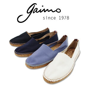 ポイント5倍【GAIMO ガイモ】 エスパドリーユ (CAMPESINO LONA 112) スペイン製 キャンバススリッポンシューズ メンズ スニーカー