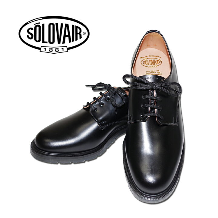 楽天市場】SOLOVAIR ソロヴェアー ソロベアー 4EYE SHOE BLACK 4-996  