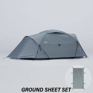 muraco ムラコ NORM 2P GREY ノーム グランドシートセット ドーム型テント 吊り下げ式インナーテント 2人用サイズ ソロキャンプ MTE2210010209