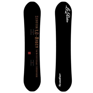 【予約】 25-26 SCOOTER スクーター Lo-Rider ローライダー 153 スノーボード 板 2025-2026年 オールラウンド