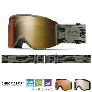 25-26 SMITH �X�~�X SQUAD MAG Eye of the Tiger�iCP Pro Photochromic Gold Mirror / CP Storm Amber�j�S�[�O�� �����Y2���t�� 2025-2026�N ���[�W�t�B�b�g