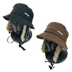 y\z25-26 VESP xXv Corduroy Ear Fur Hat R[fCtt@[nbg Xq Xm[{[hEFA 2025-2026N 2J[ VPMC1002C