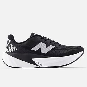 New Balance j[oX jOV[Y FuelCell Rebel v5 fB[X D Black with White and Silver Metallic WFCXLK5