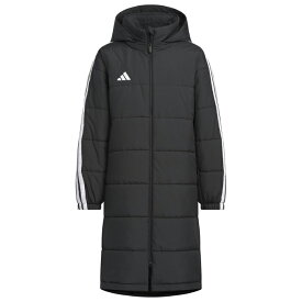 adidas アディダス ジュニアベンチコート キッズマストハブ ボア ロングコート ブラック/ホワイト VS459 KA1343