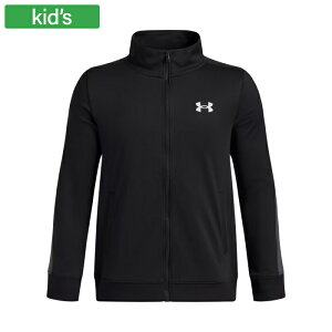 UNDER ARMOUR A_[A[}[ gbvX UA Brawler Boys' Full Zip WjA |GXe  zU 001 Black/White 6009839