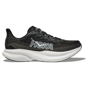 HOKA �z�J �����j���O�V���[�Y �����Y MACH 6 �}�b�n 6 ���C�h �u���b�N/�z���C�g 1147833
