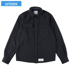 PAPERSKY WEAR y[p[XJCEFA Vc CORMORANT WOOL SHIRT jZbNX TCNE[ NAVY PS232019