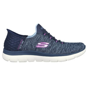 skechers �X�P�b�`���[�Y �E�H�[�L���O�V���[�Y �X���b�v�C���Y �T�~�b�c �_�Y�����O �w�C�Y ���f�B�[�X ���C�h �l�C�r�[/�p�[�v�� 149937W NVPR