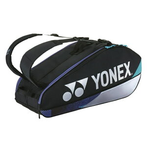 YONEX ���l�b�N�X ���P�b�g�o�b�O6 �P�[�X �� ���΂� �A�N�Z�T���[ �e�j�X 6�{�p �o�h�~���g�� �u���b�N/�V���o�[ BAG2402R