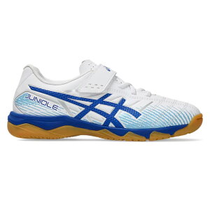 asics �A�V�b�N�X �T�b�J�[ �g���[�j���O�V���[�Y JUNIOLE 7 IN �C���h�A ���� �z���C�g �u���[ �W���j�A �L�b�Y �q�� 1104A055