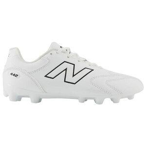 NewBalance �j���[�o�����X �T�b�J�[�X�p�C�N 442 Team Jnr HG/AG V3 �W���j�A W�� �n�[�h�O���E���h/�l�H�ŗp �z���C�g �L�b�Y �t�b�g�{�[�� Y43H9RX