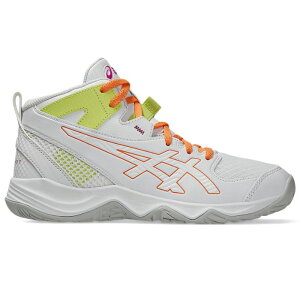 asics �A�V�b�N�X �o�X�P�b�g�{�[���V���[�Y DUNKSHOT MB 10 �_���N�V���b�g MB 10 �W���j�A STANDARD �z���C�g/�T���s�[�` �L�b�Y 1064A019.103