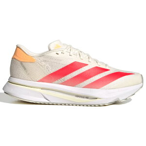 adidas �A�f�B�_�X ���f�B�[�X �����j���O�V���[�Y ADIZERO SL2 W �A�f�B�[�� SL2 �z���C�g/���b�h/�I�����W �}���\�� JQ3132