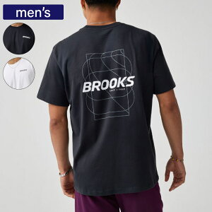 BROOKS �u���b�N�X �����Y �����j���OT�V���c ���� Graphic Short Sleeve �W���M���O �W�� �g���[�j���O BAM5910