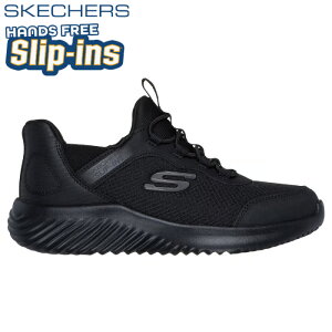 �L�b�Y �n���Y�t���[ �X�j�[�J�[ SKECHERS �X�P�b�`���[�Y �V���[�Y �X���b�v�C���Y �o�E���_�[ �u���X�N�o�[�X�g �u���b�N �W���j�A �q�� 403822L-BBK