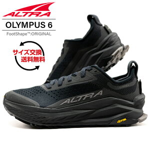ALTRA �A���g�� �g���C�� �����j���O�V���[�Y �����Y OLYMPUS 6 BLACK/BLACK �I�����p�X6 �n�C�N �n�C�L���O �g���b�L���O �o�R AL0A85NJ