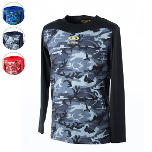 ActiveM アクティブーム カモ柄長袖インナー コンフォートインナー アンダーシャツ 機能インナー 野球 ソフトボール 吸汗速乾 4カラー AMJ-02